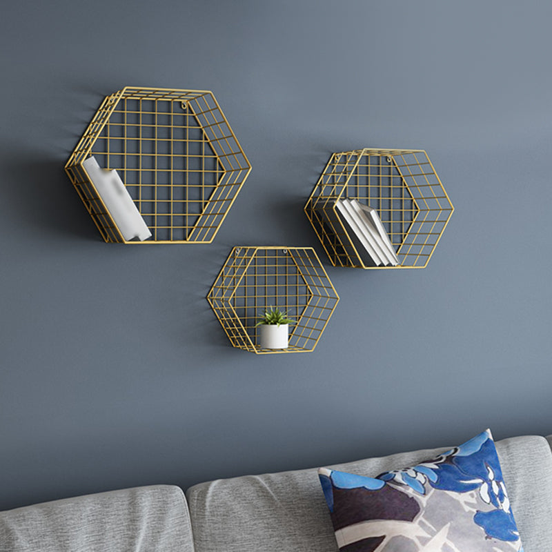 Modern Floating Bookcase Metal Closed Back Wall Mounted Bookshelf Clearhalo 'Bookcases' 'furn' 'furn_bookcases' 'Furniture' 'furniture_bookcases' 'kitchen' 'kitchen_bookcases' 'Living Room Furniture' 'Office Furniture' 4708107