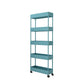 Modern Style Bookshelf Open Shelf Bookcase with Caster Wheels Green Clearhalo 'Bookcases' 'furn' 'furn_bookcases' 'Furniture' 'furniture_bookcases' 'kitchen' 'kitchen_bookcases' 'Living Room Furniture' 'Office Furniture' 4708125