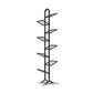 Modern Style Bookshelf Vertical Etagere Shelf Bookcase with Shelves for Home Office 17.7"L x 9.4"W x 65"H Black Clearhalo 'Bookcases' 'furn' 'furn_bookcases' 'Furniture' 'furniture_bookcases' 'kitchen' 'kitchen_bookcases' 'Living Room Furniture' 'Office Furniture' 4708150
