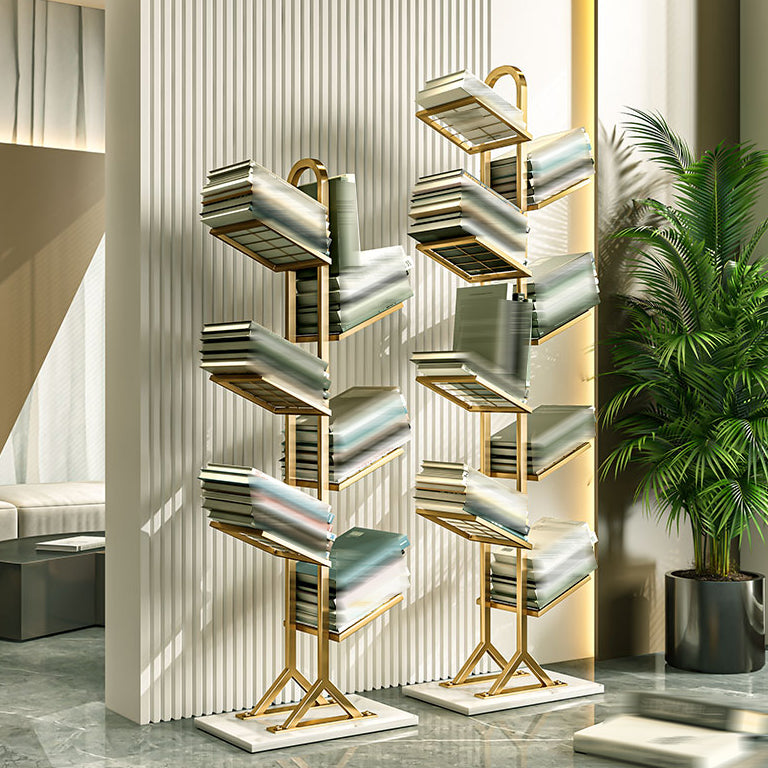 Modern Style Bookshelf Vertical Etagere Shelf Bookcase with Shelves for Home Office Clearhalo 'Bookcases' 'furn' 'furn_bookcases' 'Furniture' 'furniture_bookcases' 'kitchen' 'kitchen_bookcases' 'Living Room Furniture' 'Office Furniture' 4708152
