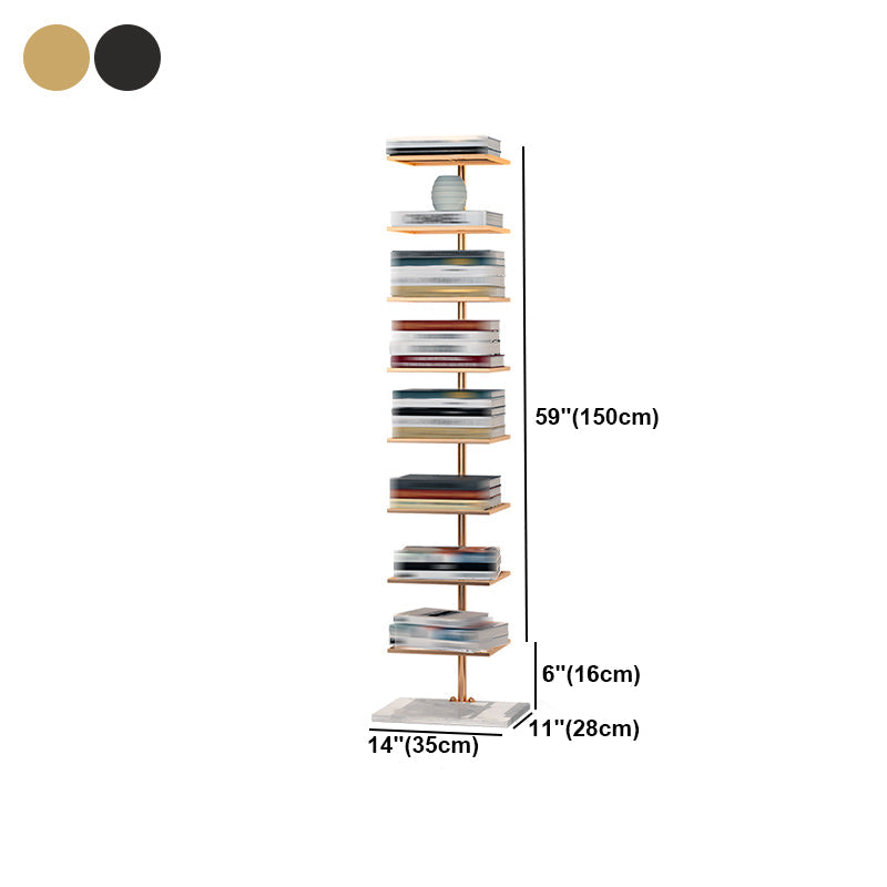Modern Style Bookshelf Vertical Etagere Shelf Bookcase with Shelves for Home Office Clearhalo 'Bookcases' 'furn' 'furn_bookcases' 'Furniture' 'furniture_bookcases' 'kitchen' 'kitchen_bookcases' 'Living Room Furniture' 'Office Furniture' 4708156