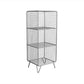Metal Standard Bookcase Contemporary Style Closed Back Bookcase Clearhalo 'Bookcases' 'furn' 'furn_bookcases' 'Furniture' 'furniture_bookcases' 'kitchen' 'kitchen_bookcases' 'Living Room Furniture' 'Office Furniture' 4708168
