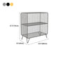 Metal Standard Bookcase Contemporary Style Closed Back Bookcase Clearhalo 'Bookcases' 'furn' 'furn_bookcases' 'Furniture' 'furniture_bookcases' 'kitchen' 'kitchen_bookcases' 'Living Room Furniture' 'Office Furniture' 4708180