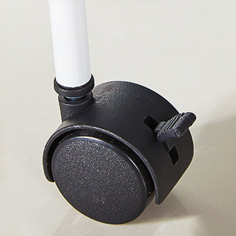 Contemporary Style Metal Geometric Bookcase Open Back Bookcase with Wheels Clearhalo 'Bookcases' 'furn' 'furn_bookcases' 'Furniture' 'furniture_bookcases' 'kitchen' 'kitchen_bookcases' 'Living Room Furniture' 'Office Furniture' 4708219