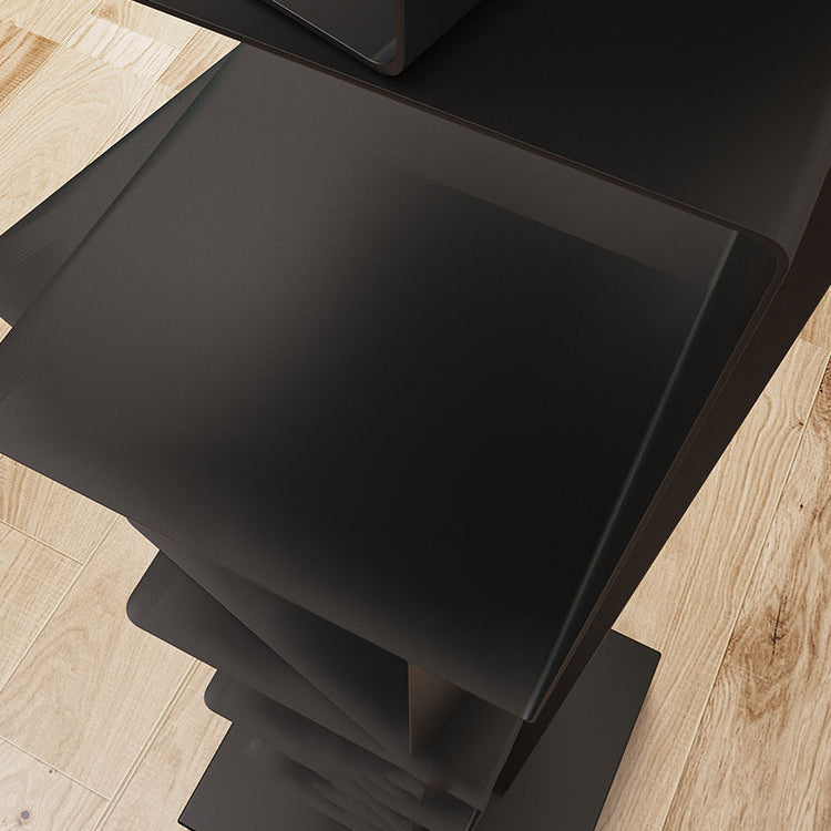 Modern Style Vertical Bookshelf Stainless Steel Closed Back Shelf Bookcase Clearhalo 'Bookcases' 'furn' 'furn_bookcases' 'Furniture' 'furniture_bookcases' 'kitchen' 'kitchen_bookcases' 'Living Room Furniture' 'Office Furniture' 4708243