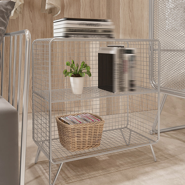 Modern Style Metal Bookshelf Closed Back Bookcase for Home and Office Clearhalo 'Bookcases' 'furn' 'furn_bookcases' 'Furniture' 'furniture_bookcases' 'kitchen' 'kitchen_bookcases' 'Living Room Furniture' 'Office Furniture' 4708273