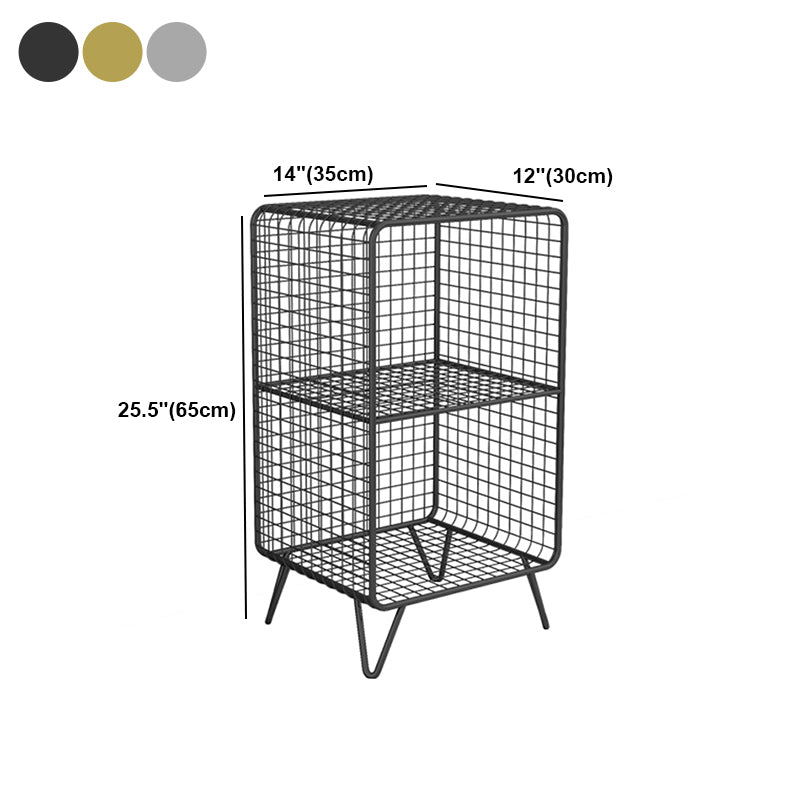 Modern Style Metal Bookshelf Closed Back Bookcase for Home and Office Clearhalo 'Bookcases' 'furn' 'furn_bookcases' 'Furniture' 'furniture_bookcases' 'kitchen' 'kitchen_bookcases' 'Living Room Furniture' 'Office Furniture' 4708288
