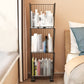 Contemporary Style Metal Geometric Bookcase Closed Back Bookcase Clearhalo 'Bookcases' 'furn' 'furn_bookcases' 'Furniture' 'furniture_bookcases' 'kitchen' 'kitchen_bookcases' 'Living Room Furniture' 'Office Furniture' 4708291