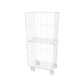 Contemporary Style Metal Geometric Bookcase Closed Back Bookcase 12.4"L x 9.4"W x 28"H White Clearhalo 'Bookcases' 'furn' 'furn_bookcases' 'Furniture' 'furniture_bookcases' 'kitchen' 'kitchen_bookcases' 'Living Room Furniture' 'Office Furniture' 4708297
