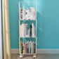 Contemporary Style Metal Geometric Bookcase Closed Back Bookcase Clearhalo 'Bookcases' 'furn' 'furn_bookcases' 'Furniture' 'furniture_bookcases' 'kitchen' 'kitchen_bookcases' 'Living Room Furniture' 'Office Furniture' 4708311