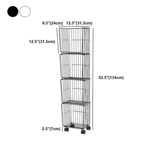 Contemporary Style Metal Geometric Bookcase Closed Back Bookcase Clearhalo 'Bookcases' 'furn' 'furn_bookcases' 'Furniture' 'furniture_bookcases' 'kitchen' 'kitchen_bookcases' 'Living Room Furniture' 'Office Furniture' 4708322