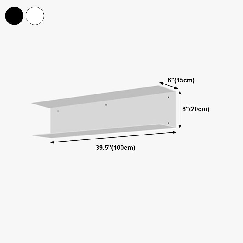 Wall Mounted Industrial Bookshelf Iron Frame and Shelf for Living Room Clearhalo 'Bookcases' 'furn' 'furn_bookcases' 'Furniture' 'furniture_bookcases' 'kitchen' 'kitchen_bookcases' 'Living Room Furniture' 'Office Furniture' 4708347