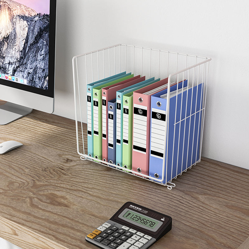 Contemporary Style Geometric Bookcase Metal Closed Back Bookcase Clearhalo 'Bookcases' 'furn' 'furn_bookcases' 'Furniture' 'furniture_bookcases' 'kitchen' 'kitchen_bookcases' 'Living Room Furniture' 'Office Furniture' 4708367