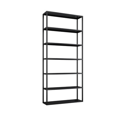 Modern Style Open Bookshelf Metal Etagere Bookcase for Office Black Clearhalo 'Bookcases' 'furn' 'furn_bookcases' 'Furniture' 'furniture_bookcases' 'kitchen' 'kitchen_bookcases' 'Living Room Furniture' 'Office Furniture' 4708385