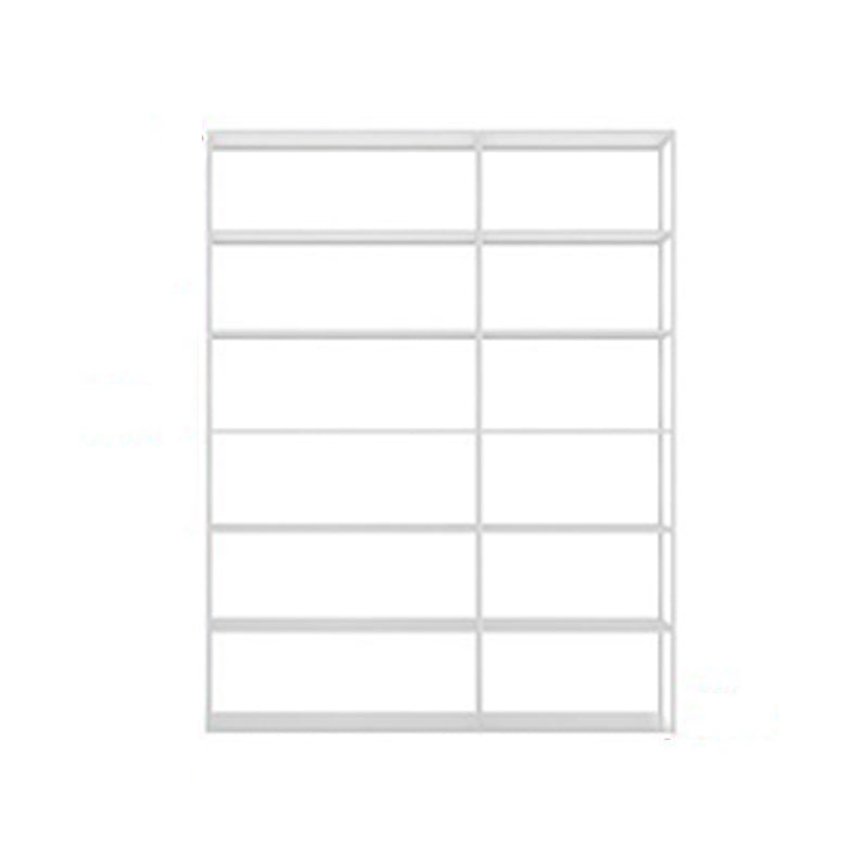 Modern Style Open Bookshelf Metal Etagere Bookcase for Office White Clearhalo 'Bookcases' 'furn' 'furn_bookcases' 'Furniture' 'furniture_bookcases' 'kitchen' 'kitchen_bookcases' 'Living Room Furniture' 'Office Furniture' 4708390