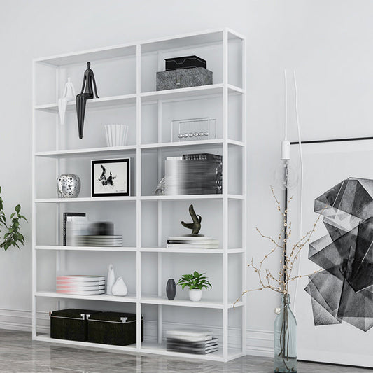 Modern Style Open Bookshelf Metal Etagere Bookcase for Office Clearhalo 'Bookcases' 'furn' 'furn_bookcases' 'Furniture' 'furniture_bookcases' 'kitchen' 'kitchen_bookcases' 'Living Room Furniture' 'Office Furniture' 4708395
