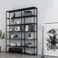 Modern Style Open Bookshelf Metal Etagere Bookcase for Office Clearhalo 'Bookcases' 'furn' 'furn_bookcases' 'Furniture' 'furniture_bookcases' 'kitchen' 'kitchen_bookcases' 'Living Room Furniture' 'Office Furniture' 4708396