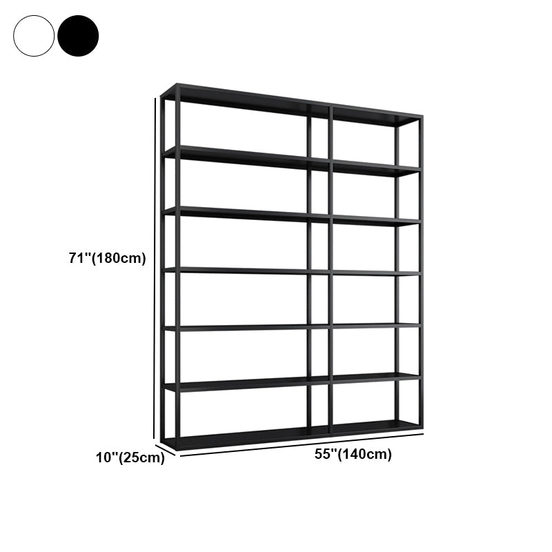 Modern Style Open Bookshelf Metal Etagere Bookcase for Office Clearhalo 'Bookcases' 'furn' 'furn_bookcases' 'Furniture' 'furniture_bookcases' 'kitchen' 'kitchen_bookcases' 'Living Room Furniture' 'Office Furniture' 4708401