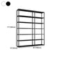 Modern Style Open Bookshelf Metal Etagere Bookcase for Office Clearhalo 'Bookcases' 'furn' 'furn_bookcases' 'Furniture' 'furniture_bookcases' 'kitchen' 'kitchen_bookcases' 'Living Room Furniture' 'Office Furniture' 4708402