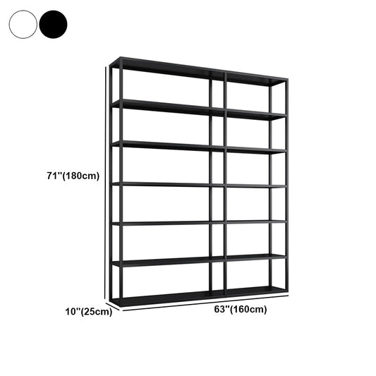 Modern Style Open Bookshelf Metal Etagere Bookcase for Office Clearhalo 'Bookcases' 'furn' 'furn_bookcases' 'Furniture' 'furniture_bookcases' 'kitchen' 'kitchen_bookcases' 'Living Room Furniture' 'Office Furniture' 4708402