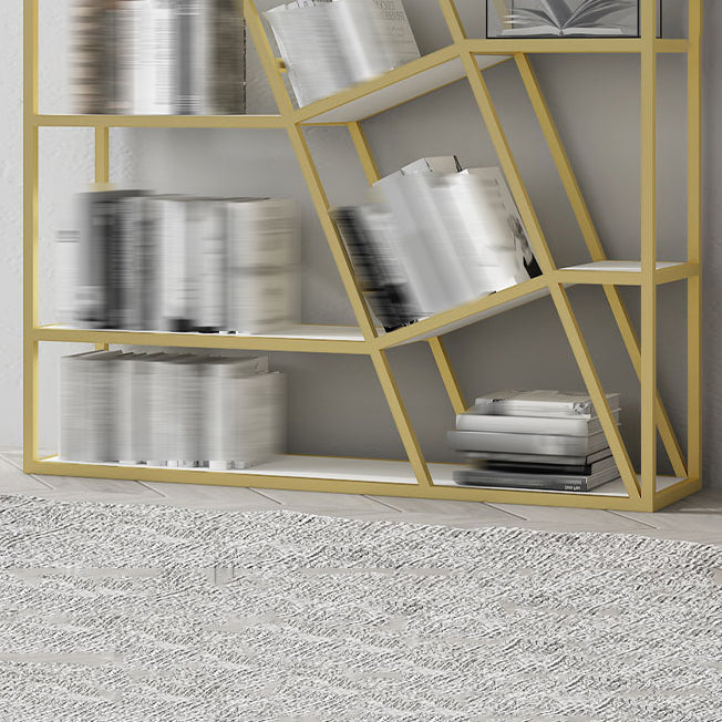 Modern Style 4-shelf Bookshelf Etagere Shelf Bookcase for Home Office Clearhalo 'Bookcases' 'furn' 'furn_bookcases' 'Furniture' 'furniture_bookcases' 'kitchen' 'kitchen_bookcases' 'Living Room Furniture' 'Office Furniture' 4708414