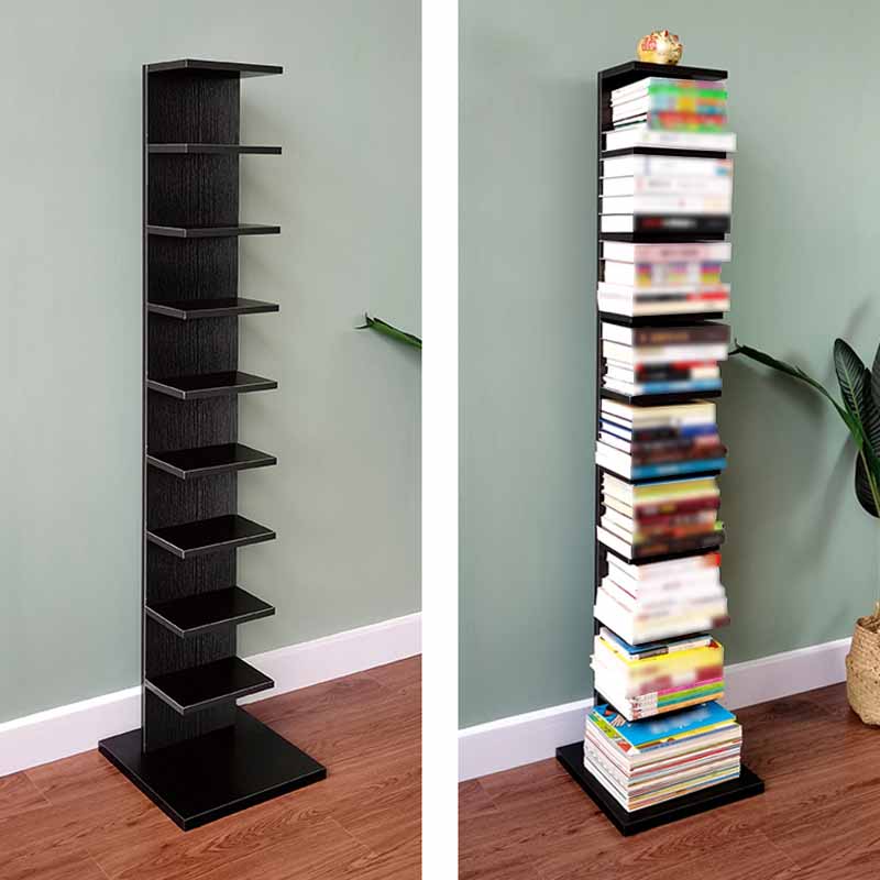 Invisible Bookshelf Contemporary Style Open Back Bookcase for Home Office Clearhalo 'Bookcases' 'furn' 'furn_bookcases' 'Furniture' 'furniture_bookcases' 'kitchen' 'kitchen_bookcases' 'Living Room Furniture' 'Office Furniture' 4708442