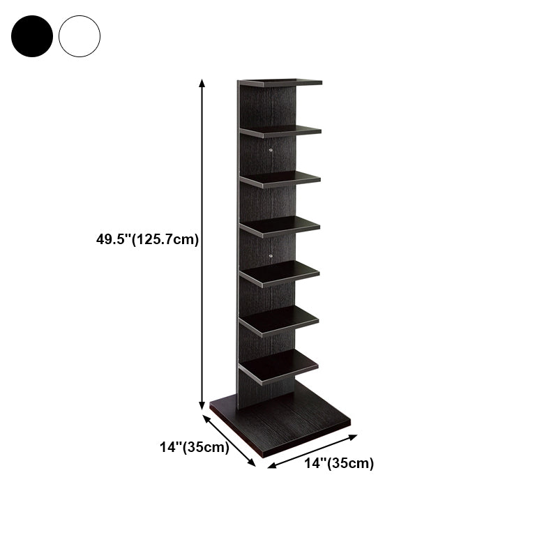 Invisible Bookshelf Contemporary Style Open Back Bookcase for Home Office Clearhalo 'Bookcases' 'furn' 'furn_bookcases' 'Furniture' 'furniture_bookcases' 'kitchen' 'kitchen_bookcases' 'Living Room Furniture' 'Office Furniture' 4708445