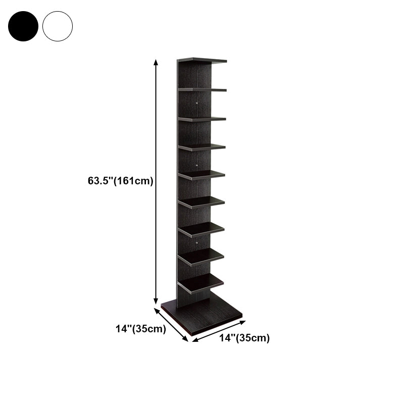 Invisible Bookshelf Contemporary Style Open Back Bookcase for Home Office Clearhalo 'Bookcases' 'furn' 'furn_bookcases' 'Furniture' 'furniture_bookcases' 'kitchen' 'kitchen_bookcases' 'Living Room Furniture' 'Office Furniture' 4708447