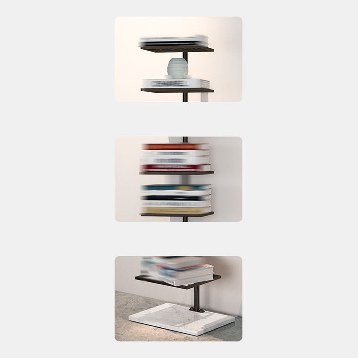 Modern Style Open Bookshelf Metal Etagere Shelf Bookcase for Home Clearhalo 'Bookcases' 'furn' 'furn_bookcases' 'Furniture' 'furniture_bookcases' 'kitchen' 'kitchen_bookcases' 'Living Room Furniture' 'Office Furniture' 4708451