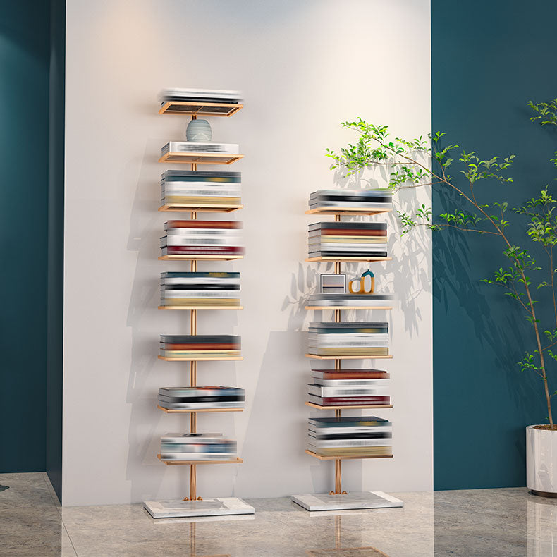 Modern Style Open Bookshelf Metal Etagere Shelf Bookcase for Home Clearhalo 'Bookcases' 'furn' 'furn_bookcases' 'Furniture' 'furniture_bookcases' 'kitchen' 'kitchen_bookcases' 'Living Room Furniture' 'Office Furniture' 4708453