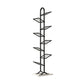 Modern Style Open Bookshelf Metal Etagere Shelf Bookcase for Home 17.7"L x 9.4"W x 65"H Black Clearhalo 'Bookcases' 'furn' 'furn_bookcases' 'Furniture' 'furniture_bookcases' 'kitchen' 'kitchen_bookcases' 'Living Room Furniture' 'Office Furniture' 4708454
