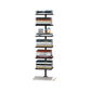Modern Style Open Bookshelf Metal Etagere Shelf Bookcase for Home 13.8"L x 11"W x 45.3"H Black Clearhalo 'Bookcases' 'furn' 'furn_bookcases' 'Furniture' 'furniture_bookcases' 'kitchen' 'kitchen_bookcases' 'Living Room Furniture' 'Office Furniture' 4708456