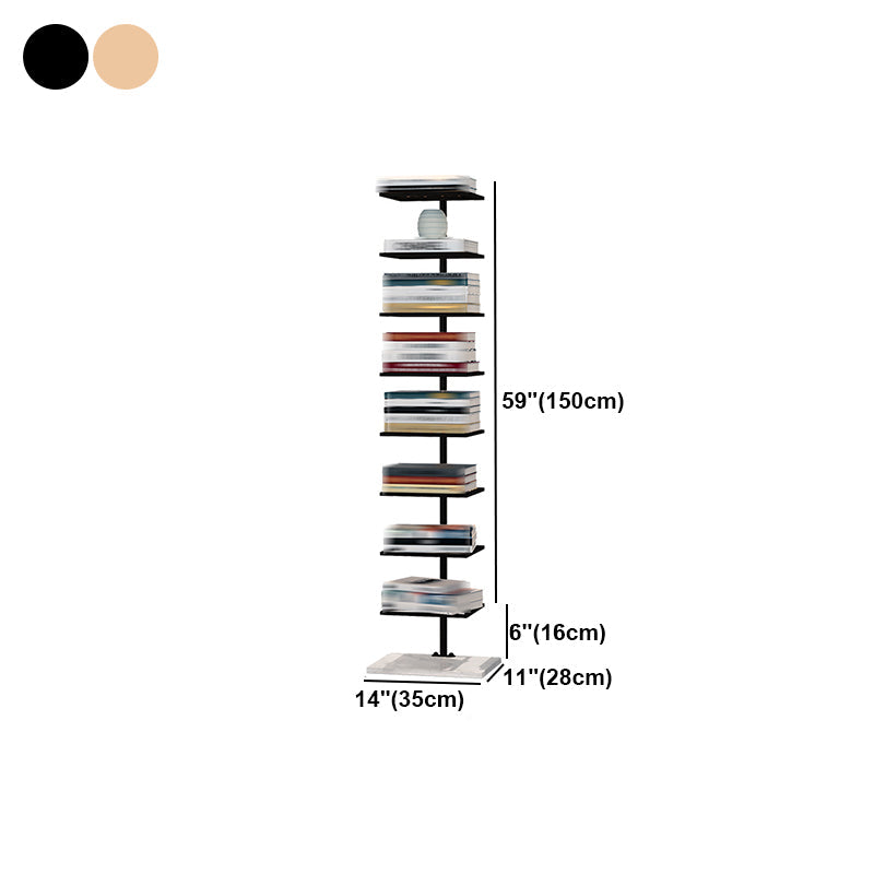 Modern Style Open Bookshelf Metal Etagere Shelf Bookcase for Home Clearhalo 'Bookcases' 'furn' 'furn_bookcases' 'Furniture' 'furniture_bookcases' 'kitchen' 'kitchen_bookcases' 'Living Room Furniture' 'Office Furniture' 4708465