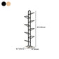 Modern Style Open Bookshelf Metal Etagere Shelf Bookcase for Home Clearhalo 'Bookcases' 'furn' 'furn_bookcases' 'Furniture' 'furniture_bookcases' 'kitchen' 'kitchen_bookcases' 'Living Room Furniture' 'Office Furniture' 4708467