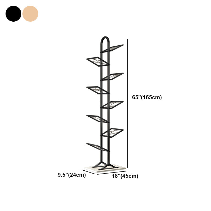 Modern Style Open Bookshelf Metal Etagere Shelf Bookcase for Home Clearhalo 'Bookcases' 'furn' 'furn_bookcases' 'Furniture' 'furniture_bookcases' 'kitchen' 'kitchen_bookcases' 'Living Room Furniture' 'Office Furniture' 4708467