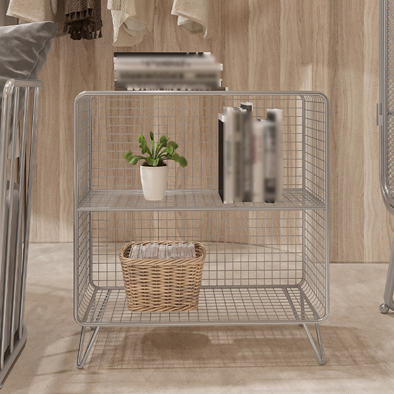 Industrial Standard Bookcase Contemporary Metal Closed Back Bookcase Clearhalo 'Bookcases' 'furn' 'furn_bookcases' 'Furniture' 'furniture_bookcases' 'kitchen' 'kitchen_bookcases' 'Living Room Furniture' 'Office Furniture' 4708475