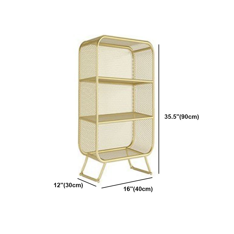 Industrial Standard Bookcase Contemporary Metal Closed Back Bookcase Clearhalo 'Bookcases' 'furn' 'furn_bookcases' 'Furniture' 'furniture_bookcases' 'kitchen' 'kitchen_bookcases' 'Living Room Furniture' 'Office Furniture' 4708500