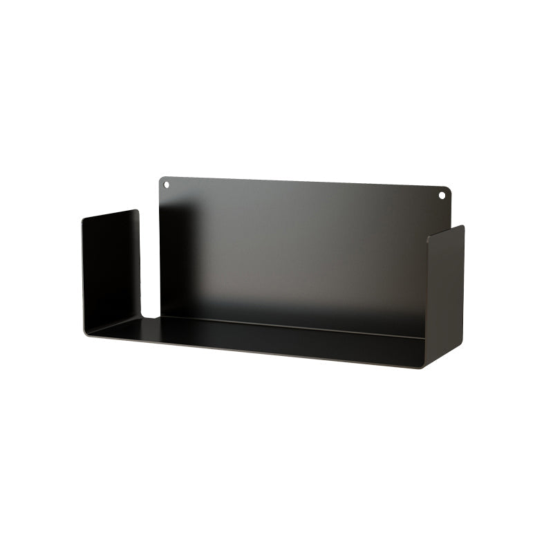 Iron Horizontal Wall Unit Bookshelf Contemporary Bookshelf for Home Black 1 Piece Clearhalo 'Bookcases' 'furn' 'furn_bookcases' 'Furniture' 'furniture_bookcases' 'kitchen' 'kitchen_bookcases' 'Living Room Furniture' 'Office Furniture' 4708509