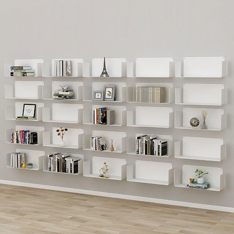 Iron Horizontal Wall Unit Bookshelf Contemporary Bookshelf for Home Clearhalo 'Bookcases' 'furn' 'furn_bookcases' 'Furniture' 'furniture_bookcases' 'kitchen' 'kitchen_bookcases' 'Living Room Furniture' 'Office Furniture' 4708522