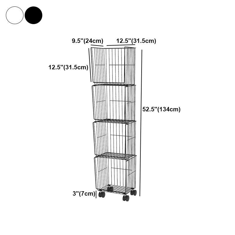 Modern Geometric Bookcase Metal Closed Back Bookcase for Home Office Clearhalo 'Bookcases' 'furn' 'furn_bookcases' 'Furniture' 'furniture_bookcases' 'kitchen' 'kitchen_bookcases' 'Living Room Furniture' 'Office Furniture' 4708557