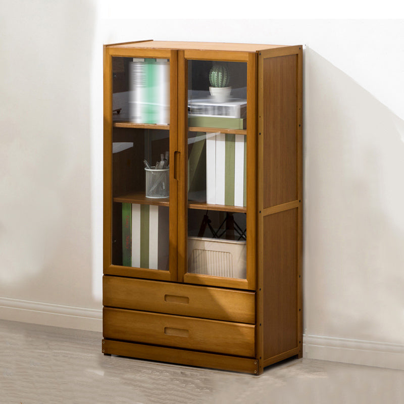 Modern Standard Bookcase Closed Back Bookcase with Drawer Storage 23.6"L x 11.8"W x 40.9"H Clearhalo 'Bookcases' 'furn' 'furn_bookcases' 'Furniture' 'furniture_bookcases' 'kitchen' 'kitchen_bookcases' 'Living Room Furniture' 'Office Furniture' 4708619
