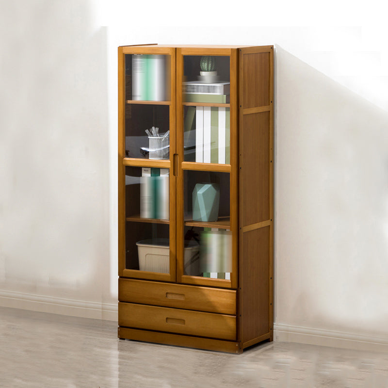 Modern Standard Bookcase Closed Back Bookcase with Drawer Storage 23.6"L x 11.8"W x 50"H Clearhalo 'Bookcases' 'furn' 'furn_bookcases' 'Furniture' 'furniture_bookcases' 'kitchen' 'kitchen_bookcases' 'Living Room Furniture' 'Office Furniture' 4708621