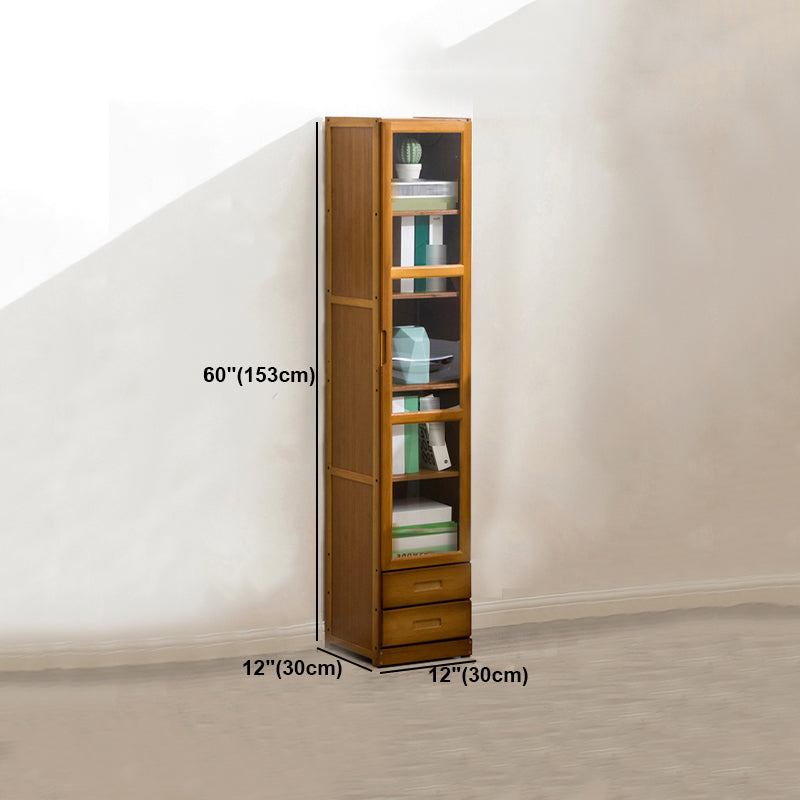 Modern Standard Bookcase Closed Back Bookcase with Drawer Storage Clearhalo 'Bookcases' 'furn' 'furn_bookcases' 'Furniture' 'furniture_bookcases' 'kitchen' 'kitchen_bookcases' 'Living Room Furniture' 'Office Furniture' 4708627