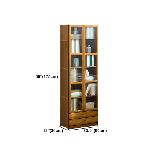 Modern Standard Bookcase Closed Back Bookcase with Drawer Storage Clearhalo 'Bookcases' 'furn' 'furn_bookcases' 'Furniture' 'furniture_bookcases' 'kitchen' 'kitchen_bookcases' 'Living Room Furniture' 'Office Furniture' 4708632