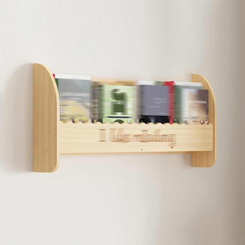 Modern Style Wooden Bookshelf Wall Mounted Shelf Bookcase for Study Room 31.5"L x 4.3"W x 12.6"H Clearhalo 'Bookcases' 'furn' 'furn_bookcases' 'Furniture' 'furniture_bookcases' 'kitchen' 'kitchen_bookcases' 'Living Room Furniture' 'Office Furniture' 4708634