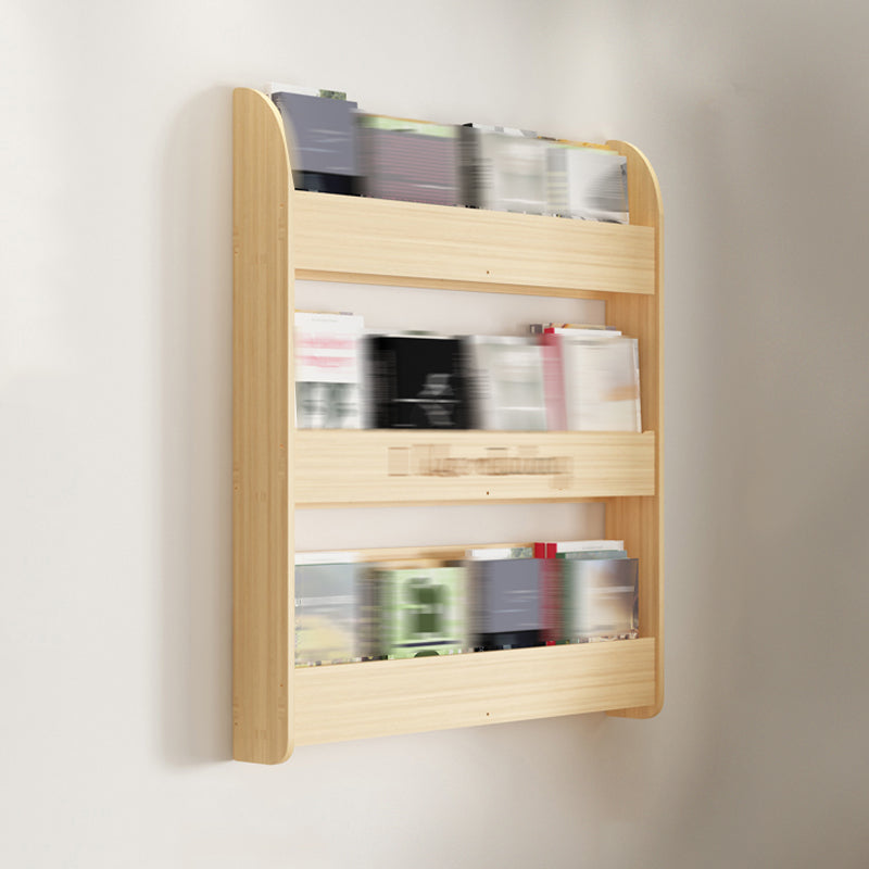 Modern Style Wooden Bookshelf Wall Mounted Shelf Bookcase for Study Room 31.5"L x 4.3"W x 36.2"H Clearhalo 'Bookcases' 'furn' 'furn_bookcases' 'Furniture' 'furniture_bookcases' 'kitchen' 'kitchen_bookcases' 'Living Room Furniture' 'Office Furniture' 4708648