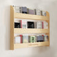 Modern Style Wooden Bookshelf Wall Mounted Shelf Bookcase for Study Room 47.2"L x 4.3"W x 36.2"H Clearhalo 'Bookcases' 'furn' 'furn_bookcases' 'Furniture' 'furniture_bookcases' 'kitchen' 'kitchen_bookcases' 'Living Room Furniture' 'Office Furniture' 4708650