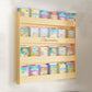 Modern Style Wooden Bookshelf Wall Mounted Shelf Bookcase for Study Room 47.2"L x 4.3"W x 46.5"H Clearhalo 'Bookcases' 'furn' 'furn_bookcases' 'Furniture' 'furniture_bookcases' 'kitchen' 'kitchen_bookcases' 'Living Room Furniture' 'Office Furniture' 4708654