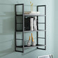 Industrial Wall Mounted Bookshelf Black and White Iron Shelf for Home Clearhalo 'Bookcases' 'furn' 'furn_bookcases' 'Furniture' 'furniture_bookcases' 'kitchen' 'kitchen_bookcases' 'Living Room Furniture' 'Office Furniture' 4708691