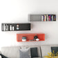 Contemporary Wall Unit Bookshelf Iron Horizontal Shelf,39.4"L x 9.8"W x 9.8"H Clearhalo 'Bookcases' 'furn' 'furn_bookcases' 'Furniture' 'furniture_bookcases' 'kitchen' 'kitchen_bookcases' 'Living Room Furniture' 'Office Furniture' 4708733